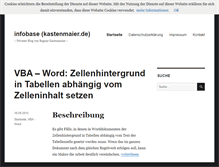 Tablet Screenshot of kastenmaier.de